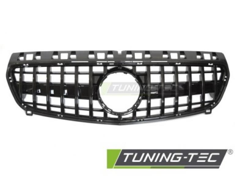 Preview: Upgrade Sportgrill / Kühlergrill passend für Mercedes Benz A-Klasse W176 12-15 Hochglanz schwarz