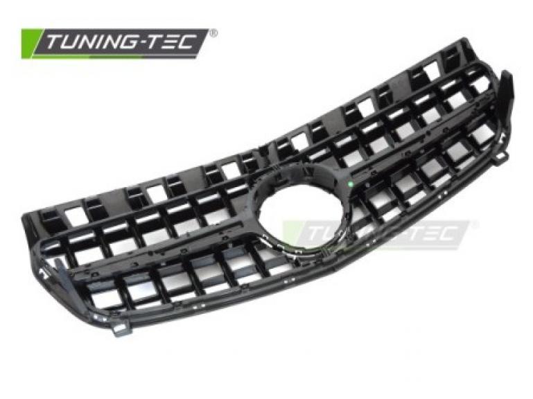 Preview: Upgrade Sportgrill / Kühlergrill passend für Mercedes Benz A-Klasse W176 12-15 Hochglanz schwarz