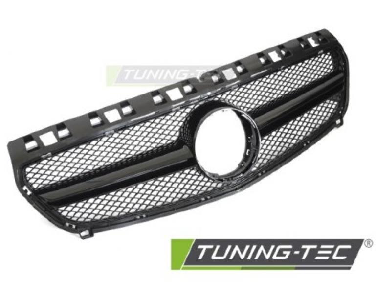 Upgrade Design Sportgrill / Kühlergrill passend für Mercedes Benz A-Klasse W176 12-15 Hochglanz schwarz