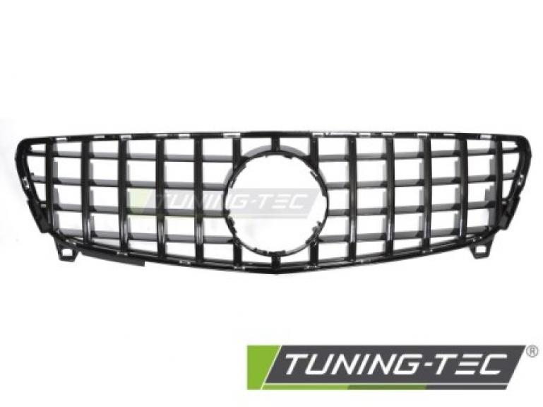 Preview: Upgrade Sportgrill / Kühlergrill passend für Mercedes Benz A-Klasse W176 Facelift (Mopf) 15-18 Hochglanz schwarz