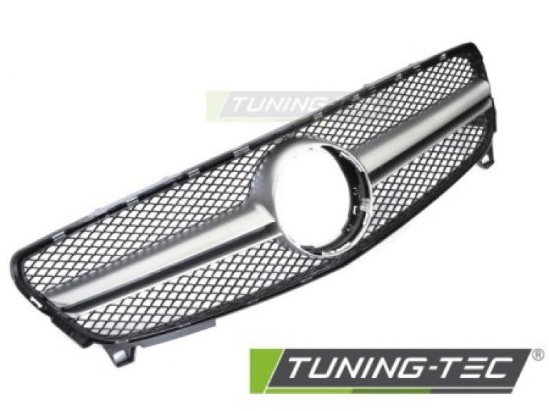 Upgrade Sportgrill / Kühlergrill passend für Mercedes Benz A-Klasse W176 Facelift (Mopf) 15-18 schwarz/silber