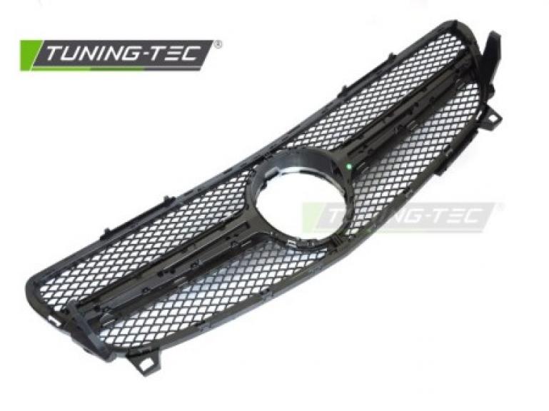 Preview: Upgrade Sportgrill / Kühlergrill passend für Mercedes Benz A-Klasse W176 Facelift (Mopf) 15-18 schwarz/silber