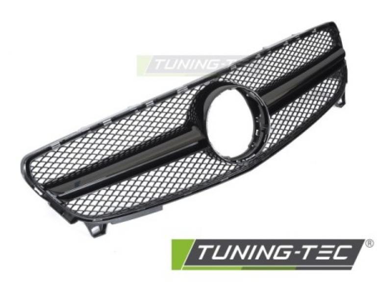 Upgrade Sportgrill / Kühlergrill passend für Mercedes Benz A-Klasse W176 Facelift (Mopf) 15-18 Hochglanz schwarz