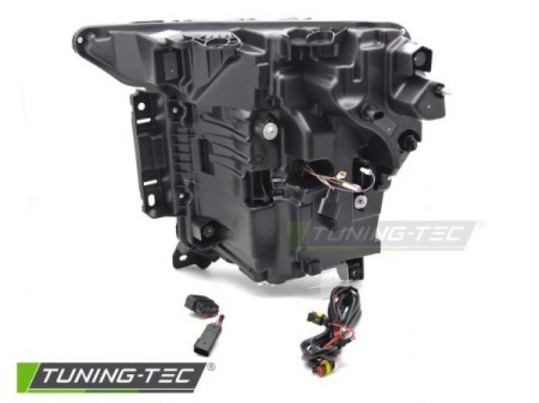 Preview: VOLL LED Tagfahrlicht Design Scheinwerfer Set für Ford F150 MK14 20-23 schwarz mit dyn. Blinker