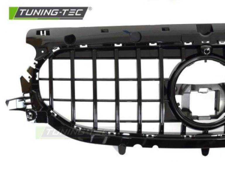 Preview: Upgrade Sportgrill / Kühlergrill passend für Mercedes Benz GLA (H247) 19-23 Hochglanz schwarz