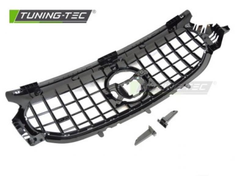 Preview: Upgrade Sportgrill / Kühlergrill passend für Mercedes Benz GLA (H247) 19-23 Hochglanz schwarz