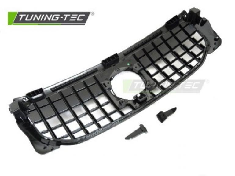 Preview: Upgrade Sportgrill / Kühlergrill passend für Mercedes Benz GLB (X247) 19-23 Hochglanz schwarz/chrom