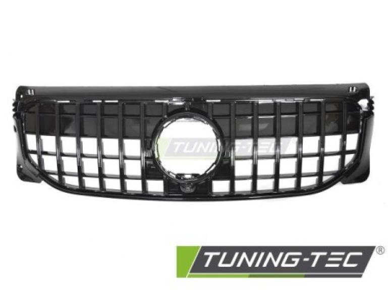 Preview: Upgrade Sportgrill / Kühlergrill passend für Mercedes Benz GLB (X247) 19-23 Hochglanz schwarz