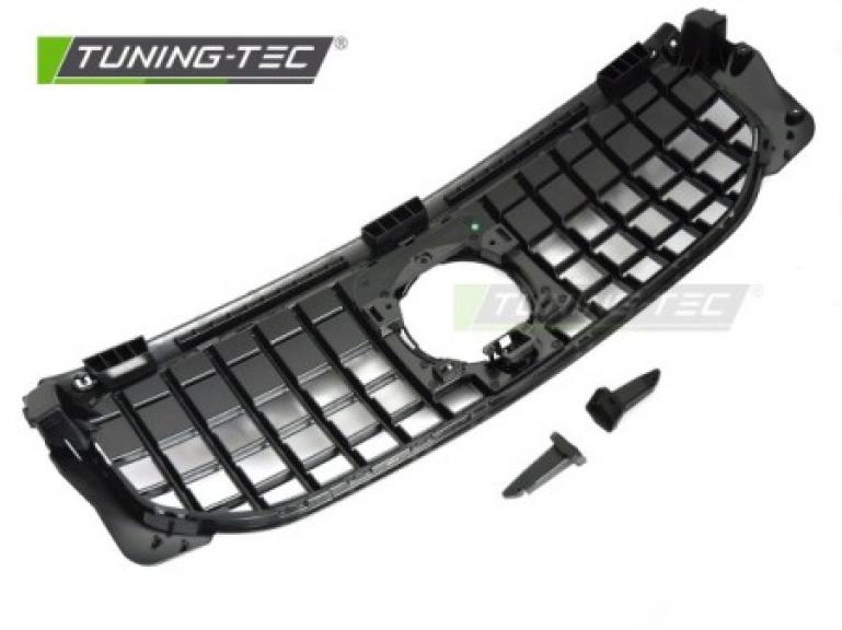 Preview: Upgrade Sportgrill / Kühlergrill passend für Mercedes Benz GLB (X247) 19-23 Hochglanz schwarz