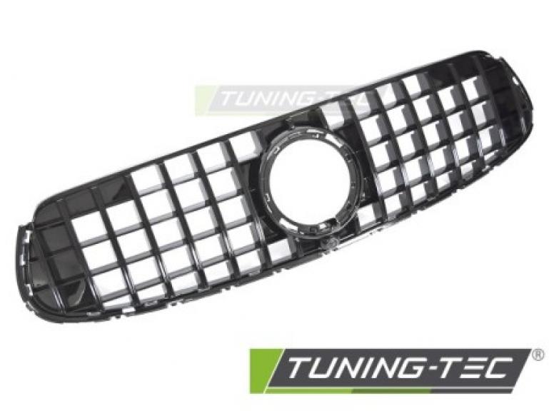 Upgrade Sportgrill / Kühlergrill passend für Mercedes Benz GLC (C253 / X253) 19-22 Hochglanz schwarz
