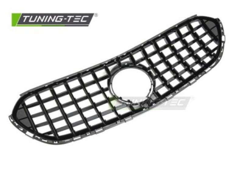 Preview: Upgrade Sportgrill / Kühlergrill passend für Mercedes Benz GLC (X254) 22+ Hochglanz schwarz