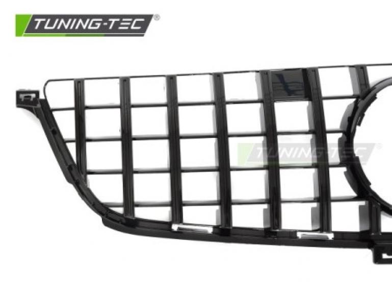Preview: Upgrade Sportgrill / Kühlergrill passend für Mercedes Benz ML W166 11-15 Hochglanz schwarz