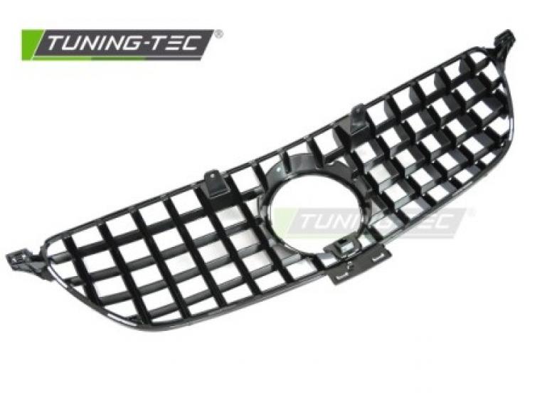 Preview: Upgrade Sportgrill / Kühlergrill passend für Mercedes Benz GLE Coupe (C292)15-19 Hochglanz schwarz/Chrom