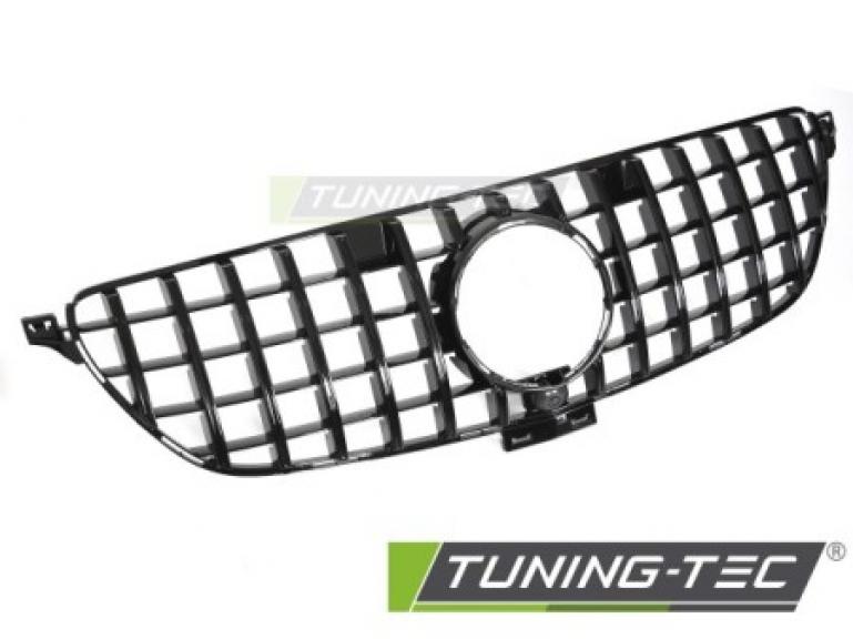 Upgrade Sportgrill / Kühlergrill passend für Mercedes Benz GLE Coupe (C292)15-19 Hochglanz schwarz