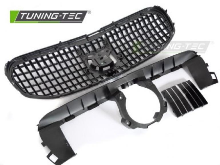 Preview: Upgrade Luxury-Design Sportgrill / Kühlergrill passend für Mercedes Benz GLS (X167) 19-23 Hochglanz schwarz /chrom