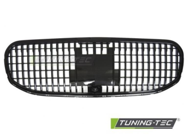 Preview: Upgrade Luxury-Design Sportgrill / Kühlergrill passend für Mercedes Benz GLS (X167) 19-23 Hochglanz schwarz