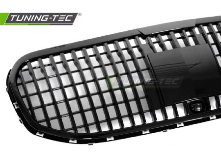 Preview: Upgrade Luxury-Design Sportgrill / Kühlergrill passend für Mercedes Benz GLS (X167) 19-23 Hochglanz schwarz