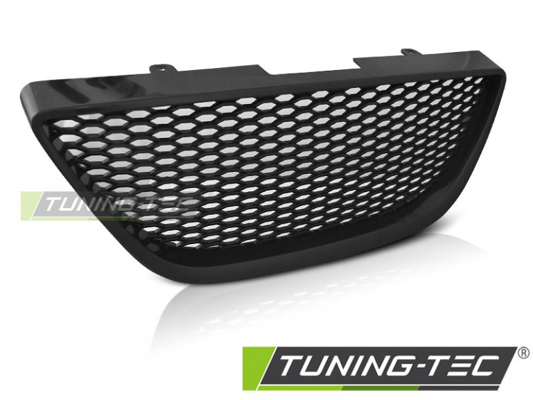 Upgrade Sportgrill / Kühlergrill für Seat Ibiza 6J 08-12 schwarz in Wabengitter Design