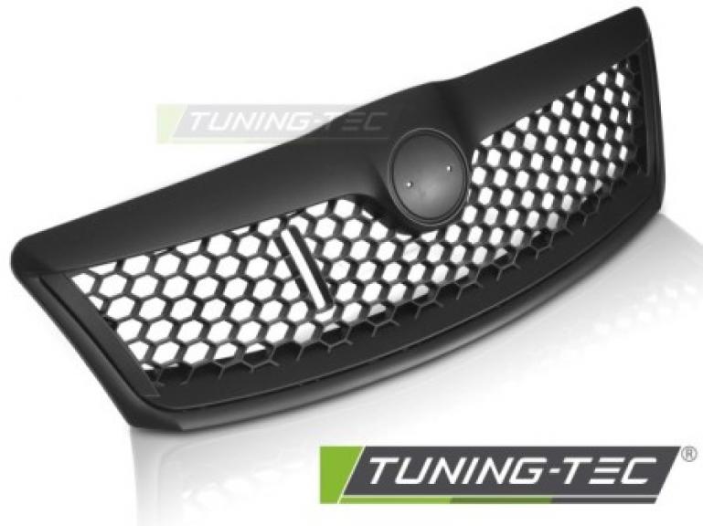 Upgrade Design Sportgrill / Frontgrill für Skoda Octavia II (1Z) Facelift 09-12 matt-schwarz