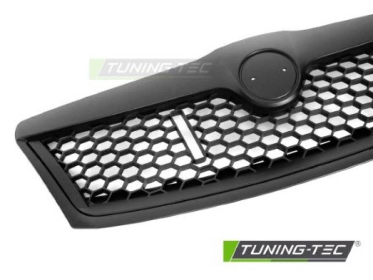 Preview: Upgrade Design Sportgrill / Frontgrill für Skoda Octavia II (1Z) Facelift 09-12 matt-schwarz