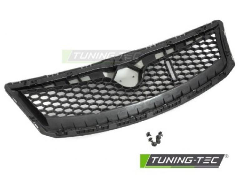 Preview: Upgrade Design Sportgrill / Frontgrill für Skoda Octavia II (1Z) Facelift 09-12 matt-schwarz