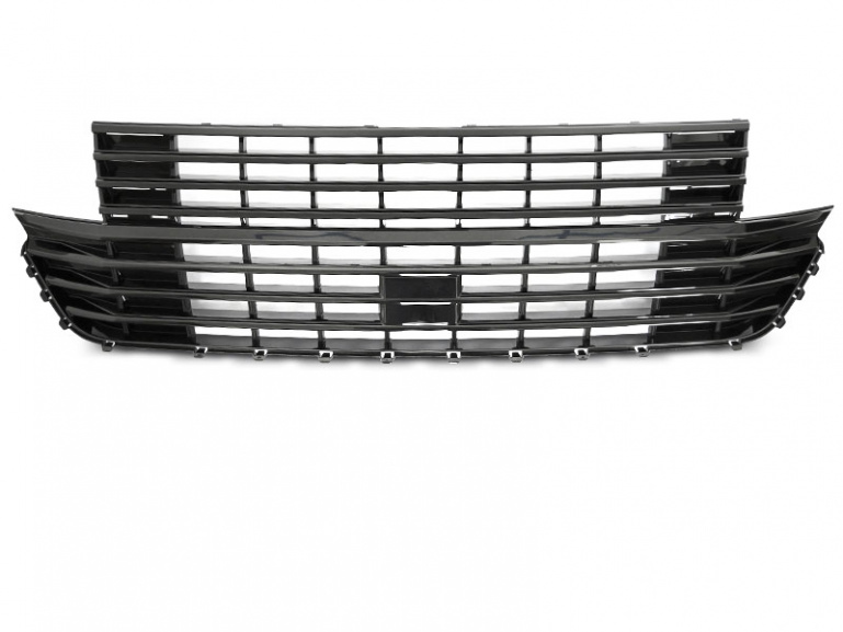 Upgrade Sportgrill / Kühlergrill für Volkswagen T6.1 ab 2019 Hochglanz schwarz