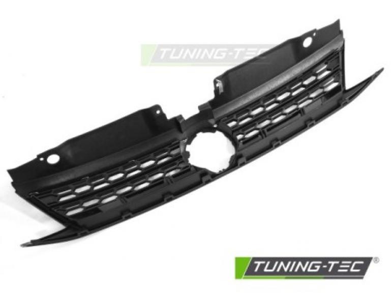 Preview: Upgrade Sportgrill / Kühlergrill für Volkswagen Jetta VI 14-18 Hochglanz- schwarz/rot in Wabendesign