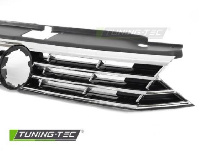 Preview: Upgrade Sportgrill / Kühlergrill für Volkswagen Passat B8 14-19 schwarz/chrom