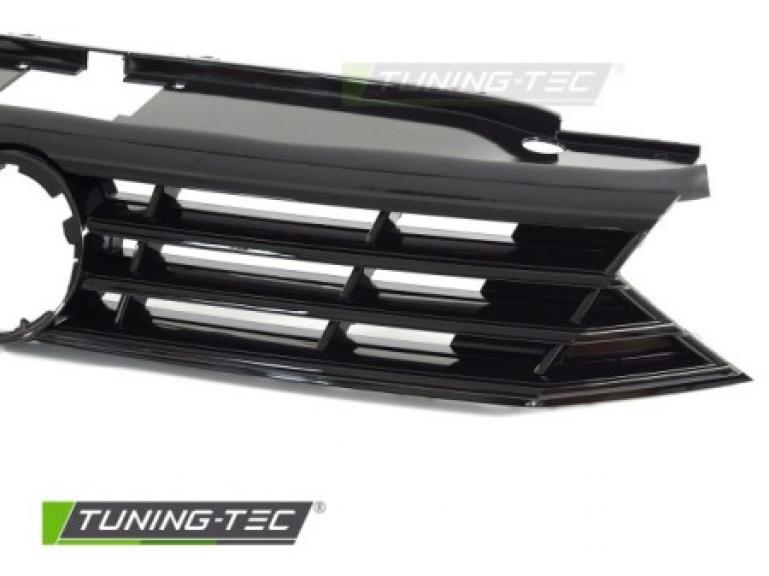 Preview: Upgrade Sportgrill / Kühlergrill für Volkswagen Passat B8 14-19 Hochglanz schwarz