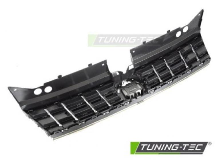 Preview: Upgrade Sportgrill / Kühlergrill für Volkswagen Tiguan II 15-20 Hochglanz-schwarz/chrom