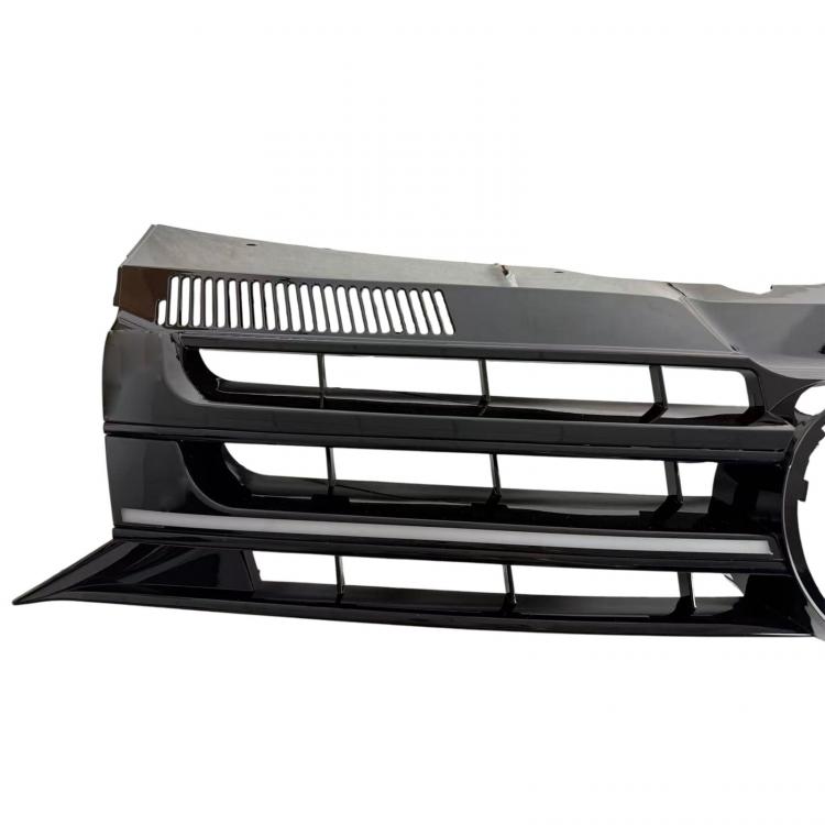 LumiFire Upgrade LED Kühlergrill Sportgrill passend für VW T5.2 (GP) Facelift Hochglanz-schwarz