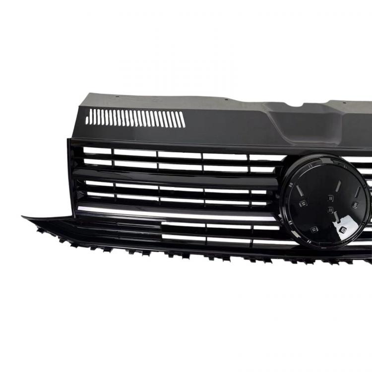 LumiFire Upgrade LED Kühlergrill Sportgrill passend für VW T6 15-19 Hochglanz-schwarz