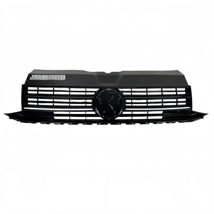 LumiFire Upgrade LED Kühlergrill Sportgrill passend für VW T6 15-19 Hochglanz-schwarz