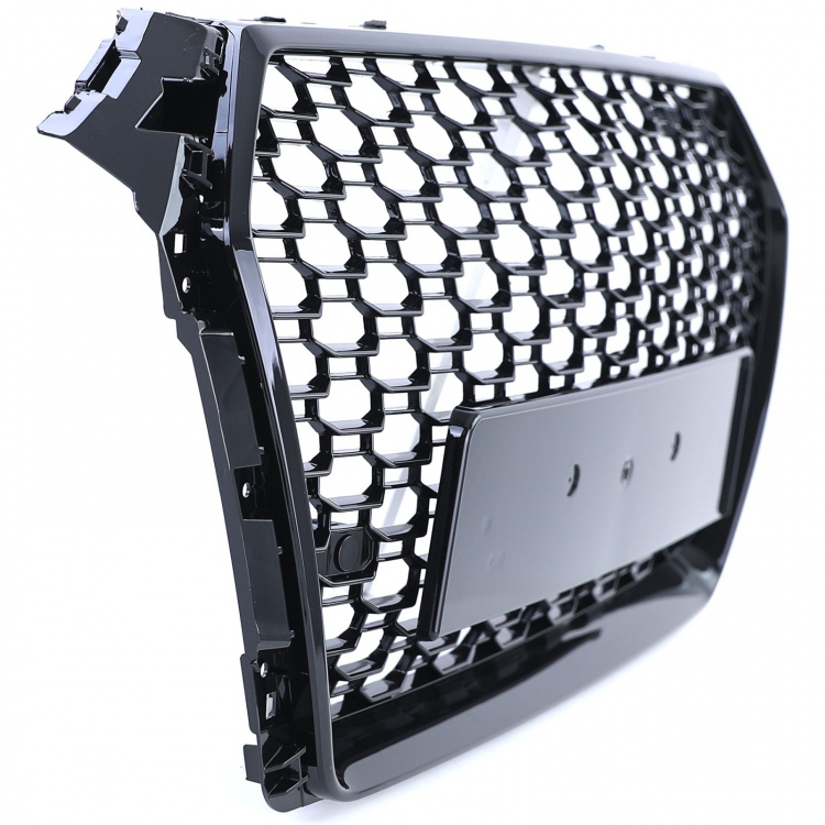 Upgrade Design Kühlergrill Wabengrill Schwarz Hochglanz für Audi A4 B9 ab 2015-2019 kein RS4