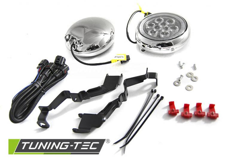 Upgrade LED Nebelscheinwerfer / Tagfahrlicht für Mini Cooper R55 / R56 / R57 Chrom
