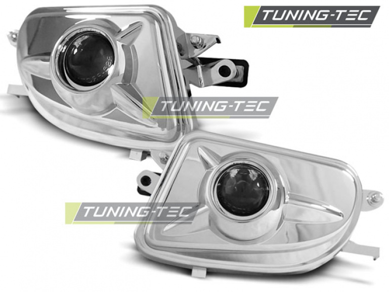 Upgrade Nebelscheinwerfer für Mercedes Benz E-Klasse W210 (Facelift) / SLK R170 / CLK W208 99-02 chrom