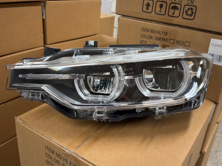 Preview: B-Ware  VOLL LED Upgrade Tagfahrlicht Scheinwerfer Set passend für BMW 3er F30 / F31 11-15 schwarz (werks. Xenon)