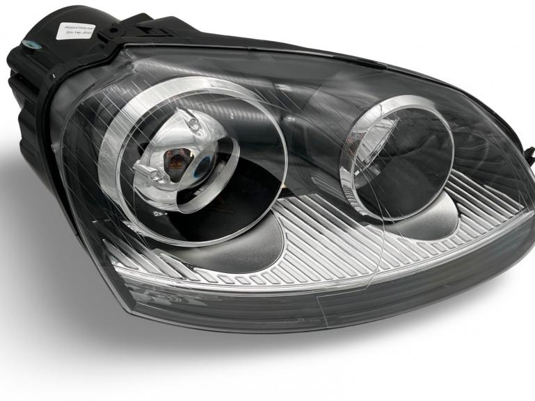 Upgrade Black/Chrom-Design Scheinwerfer für VW Golf 5 03-09 schwarz/chrom