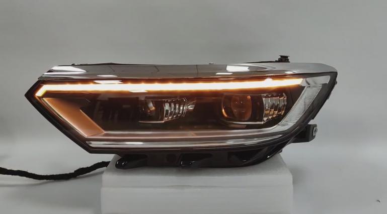 Preview: Voll LED Tagfahrlicht Scheinwerfer Set für VW Passat B8 14-19 schwarz mit dynamischen LED Blinker & Willkommensfunktion