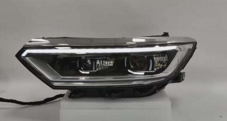 Voll LED Tagfahrlicht Scheinwerfer Set passend für VW Passat B8 14-19 schwarz mit dynamischen LED Blinker & Willkommensfunktion