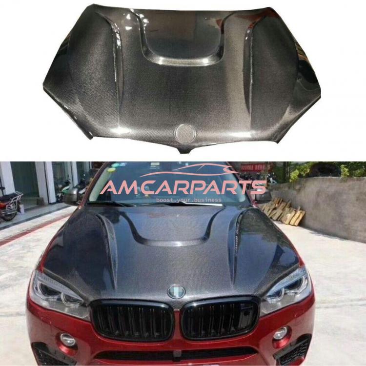 Upgrade Sport Echt-Carbon Motorhaube passend für BMW X5 F15, F85 / BMW X6 F16, F86 14-18