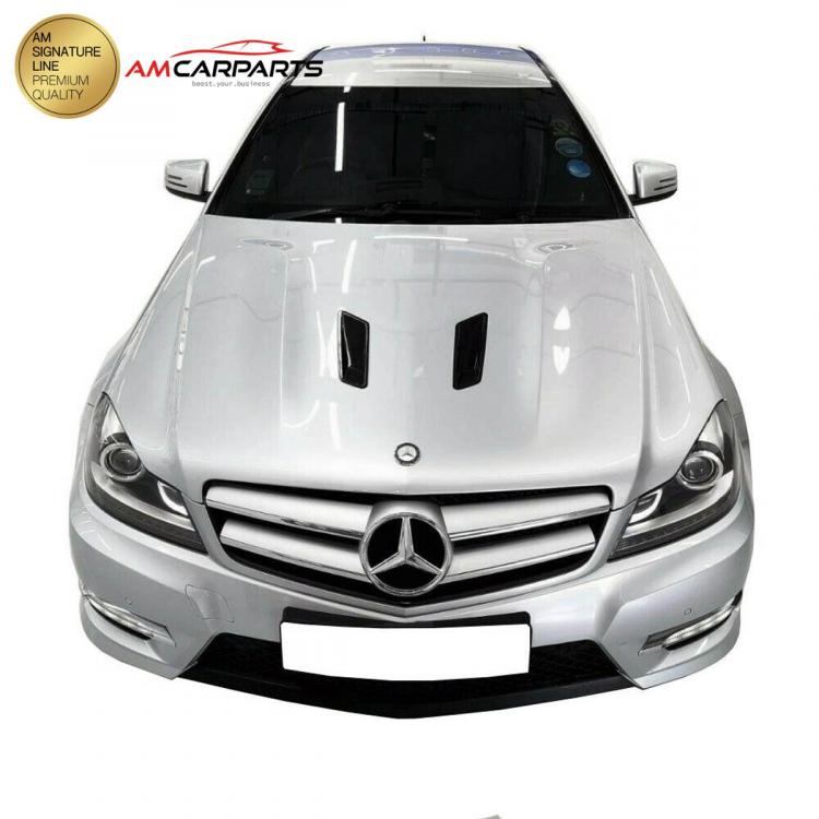 Upgrade Aluminium Motorhaube passend für Mercedes Benz C-Klasse W204 / S204 / C204 Facelift 11-15