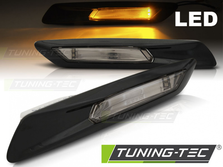 Upgrade LED Seitenblinker für BMW 5er F10/F11 Limousine/Touring 10-13 Hochglanz schwarz