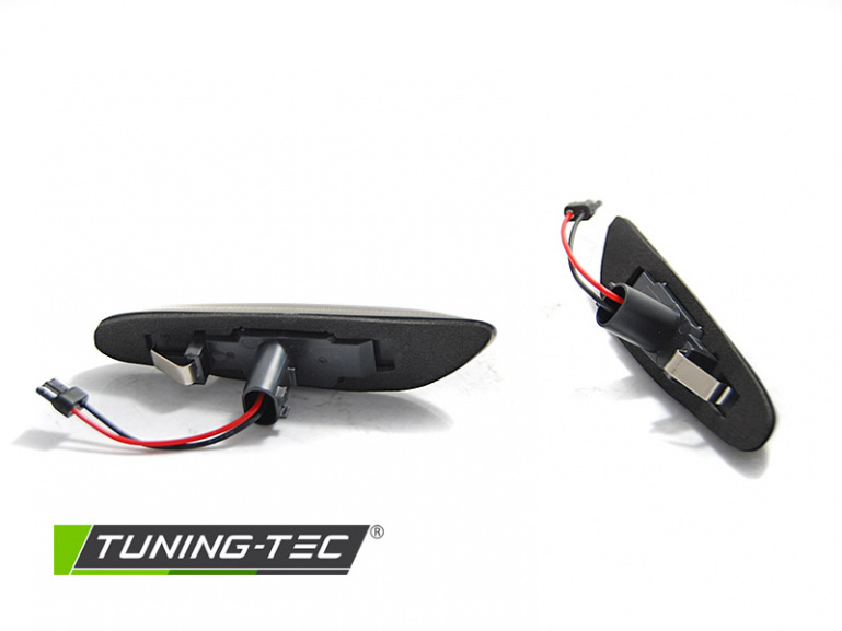 Upgrade LED Seitenblinker für BMW 5er E61/E61, 1er E81/E82/E87, 3er E90/E91, 3er Coupe/Cabrio E92/E93 04-10 schwarz/rauch