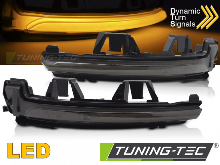 Upgrade LED Seitenspiegel Blinker für Volvo S90 / V90 / V60 / XC40 16-22 schwarz dynamisch