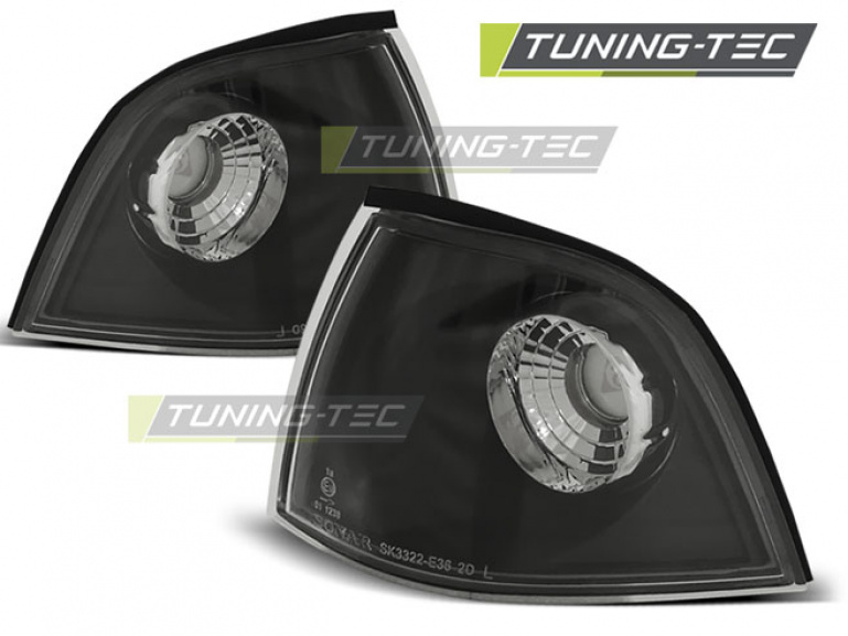 Upgrade Klarglas Frontblinker für BMW 3er E36 Coupe/Cabrio 90-99 schwarz