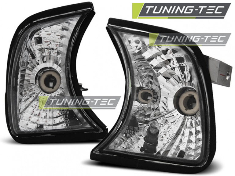 Upgrade Klarglas Frontblinker für BMW 5er E34 88-95 chrom