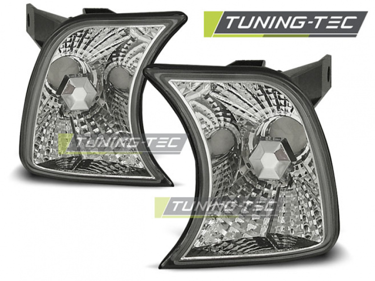 Upgrade Klarglas Frontblinker für BMW 5er E34 Lim./Touring 88-95 chrom
