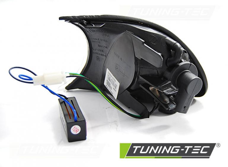 Upgrade Klarglas LED Frontblinker für BMW 3er E46 Coupe und Cabrio 99-01 schwarz