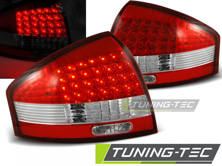 LED Upgrade Design Rückleuchten für Audi A6 4B (C5) 97-04 rot/klar